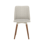 Conjunto c/ 2 Cadeiras de Madeira Dakota Giratória Champanhe - Província - Cadeiras de Jantar