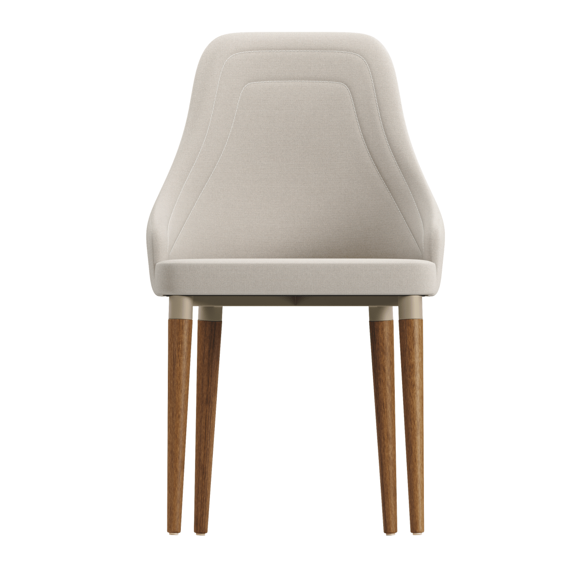 Conjunto c/ 2 Cadeiras de Madeira Evelyn Champanhe - Província - Cadeiras de Jantar