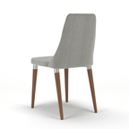 Conjunto c/ 2 Cadeiras de Madeira Loren Linho Carbono - Linked 35 - Província - Cadeiras de Jantar