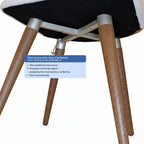 Conjunto de 2 Cadeiras de Madeira Maciça Dakota - Província - Cadeiras de Jantar