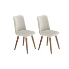 Conjunto de 2 Cadeiras de Madeira Maciça Dakota - Província - Cadeiras de Jantar