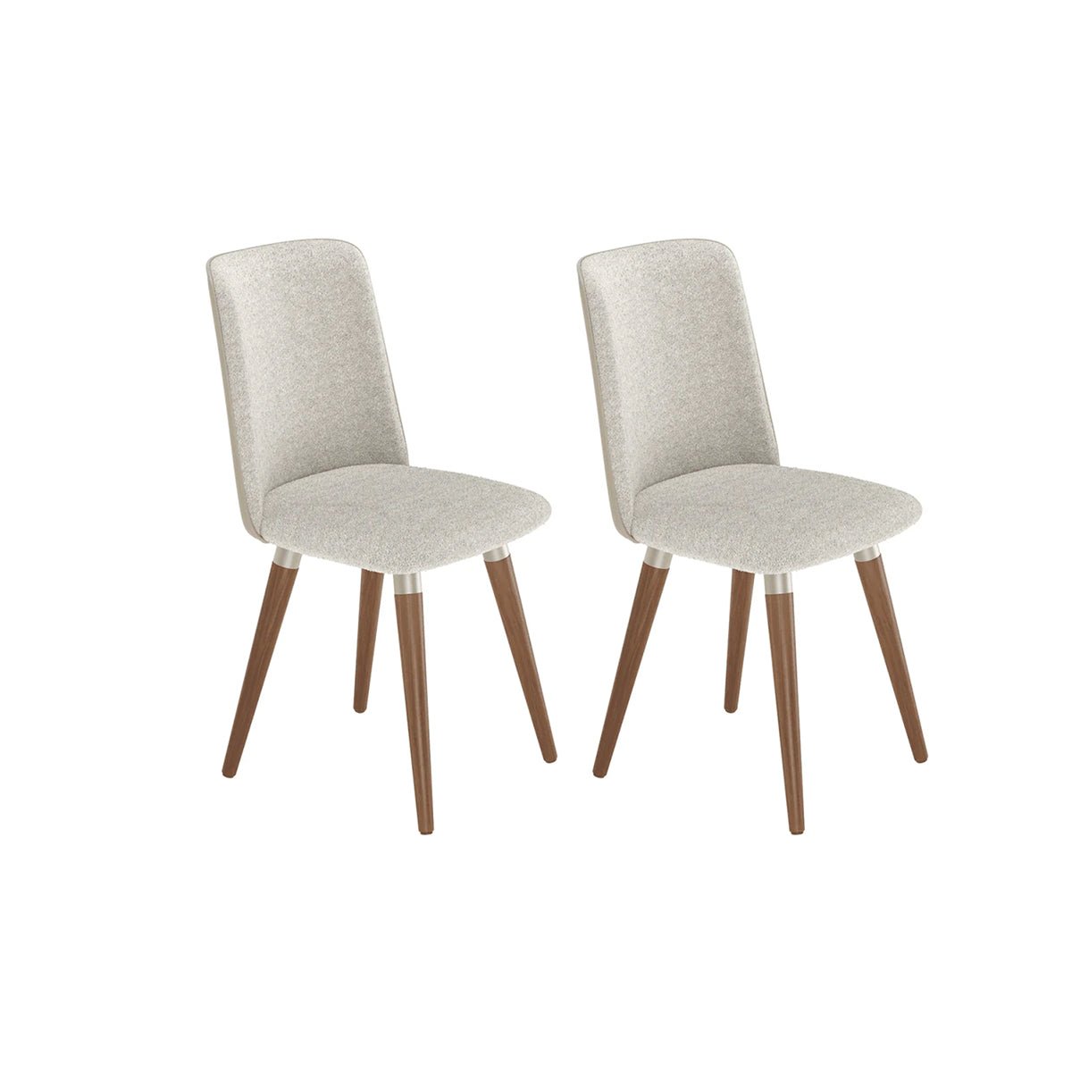 Conjunto de 2 Cadeiras de Madeira Maciça Dakota - Província - Cadeiras de Jantar