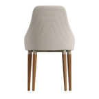 Conjunto de 2 Cadeiras de Madeira Maciça Evelyn - Província - Cadeiras de Jantar