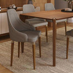 Conjunto de 2 Cadeiras de Madeira Maciça Evelyn - Província - Cadeiras de Jantar