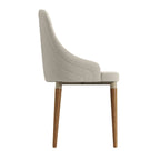 Conjunto de 2 Cadeiras de Madeira Maciça Evelyn - Província - Cadeiras de Jantar