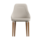 Conjunto de 2 Cadeiras de Madeira Maciça Evelyn - Província - Cadeiras de Jantar