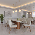 Conjunto de 2 Cadeiras de Madeira Maciça Kalina - Província - Cadeiras de Jantar