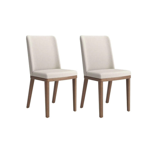 Conjunto de 2 Cadeiras de Madeira Maciça Kalina - Província - Cadeiras de Jantar