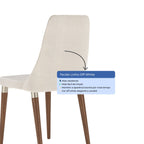 Conjunto de 2 Cadeiras de Madeira Maciça Loren - Província - Cadeiras de Jantar