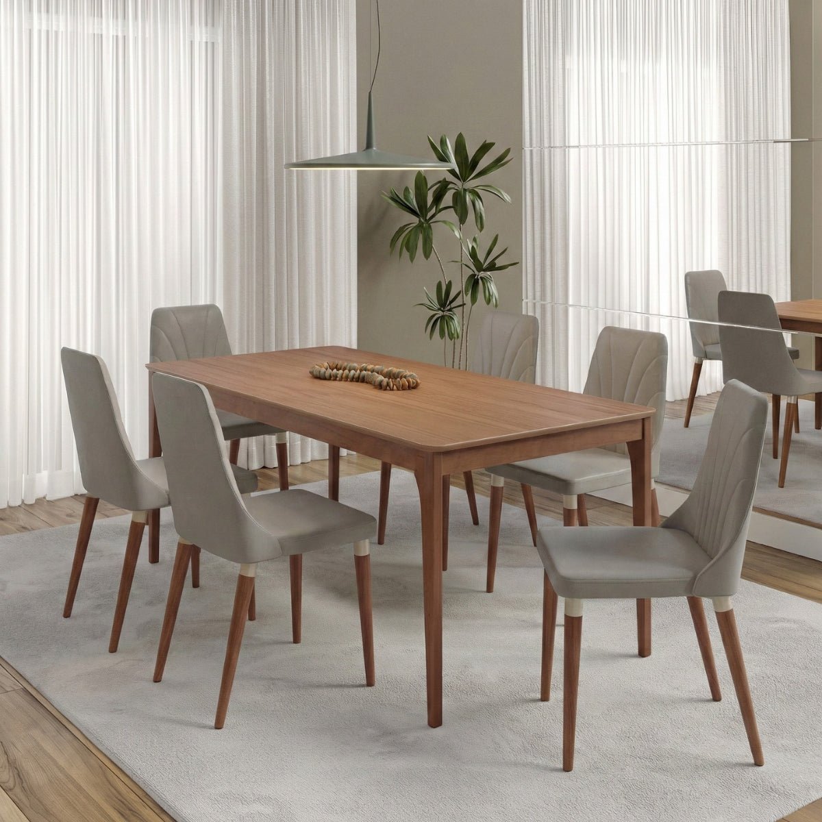 Conjunto de 2 Cadeiras de Madeira Maciça Loren - Província - Cadeiras de Jantar