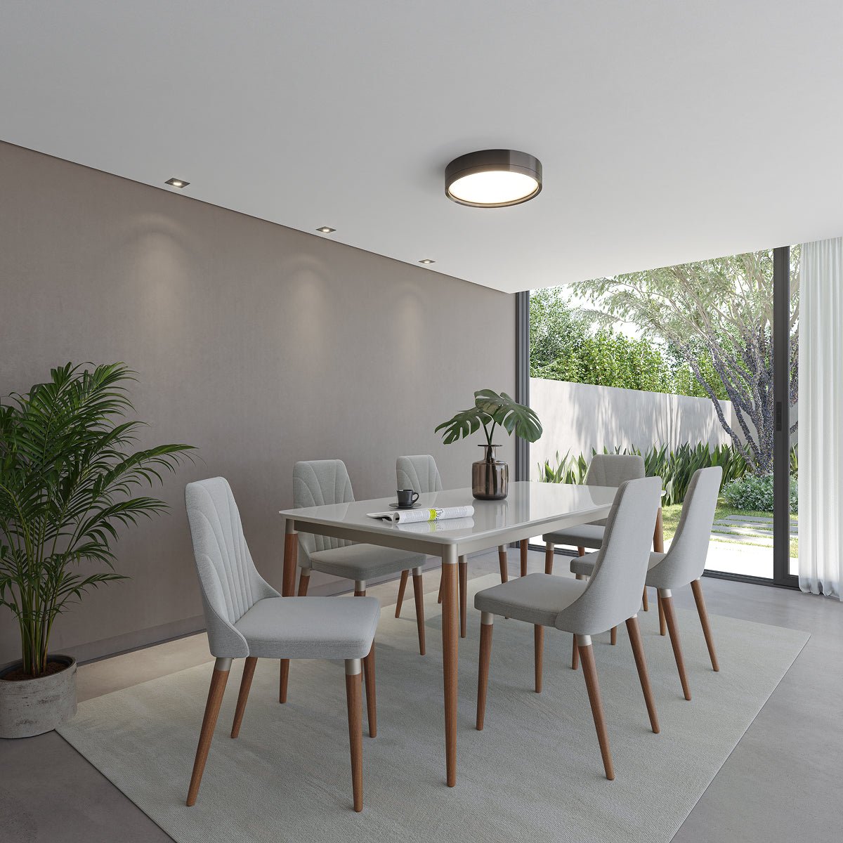 Conjunto de 2 Cadeiras de Madeira Maciça Loren - Província - Cadeiras de Jantar