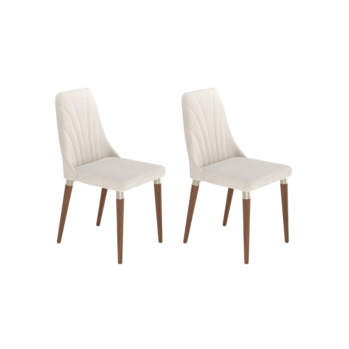 Conjunto de 2 Cadeiras de Madeira Maciça Loren - Província - Cadeiras de Jantar