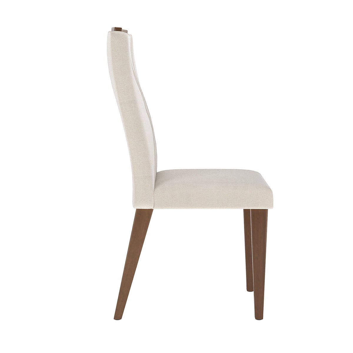 Conjunto de 2 Cadeiras de Madeira Maciça Megan - Província - Cadeiras de Jantar