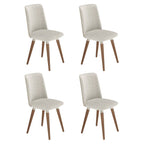 Conjunto de 4 Cadeiras de Madeira Maciça Dakota - Província - 