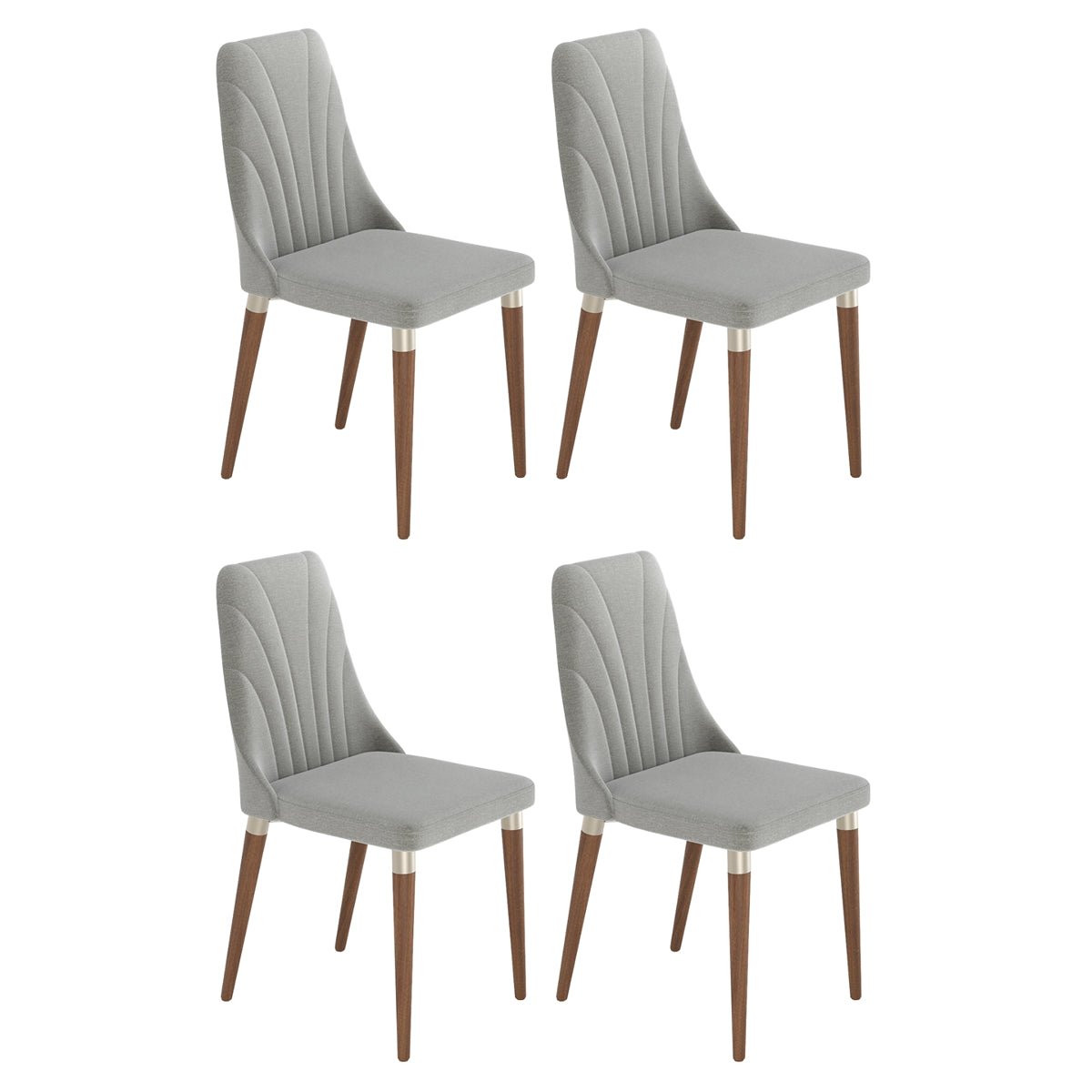 Conjunto de 4 Cadeiras de Madeira Maciça Loren - Província - 