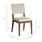 Conjunto de 4 Cadeiras de Madeira Maciça New Ella - Província - 