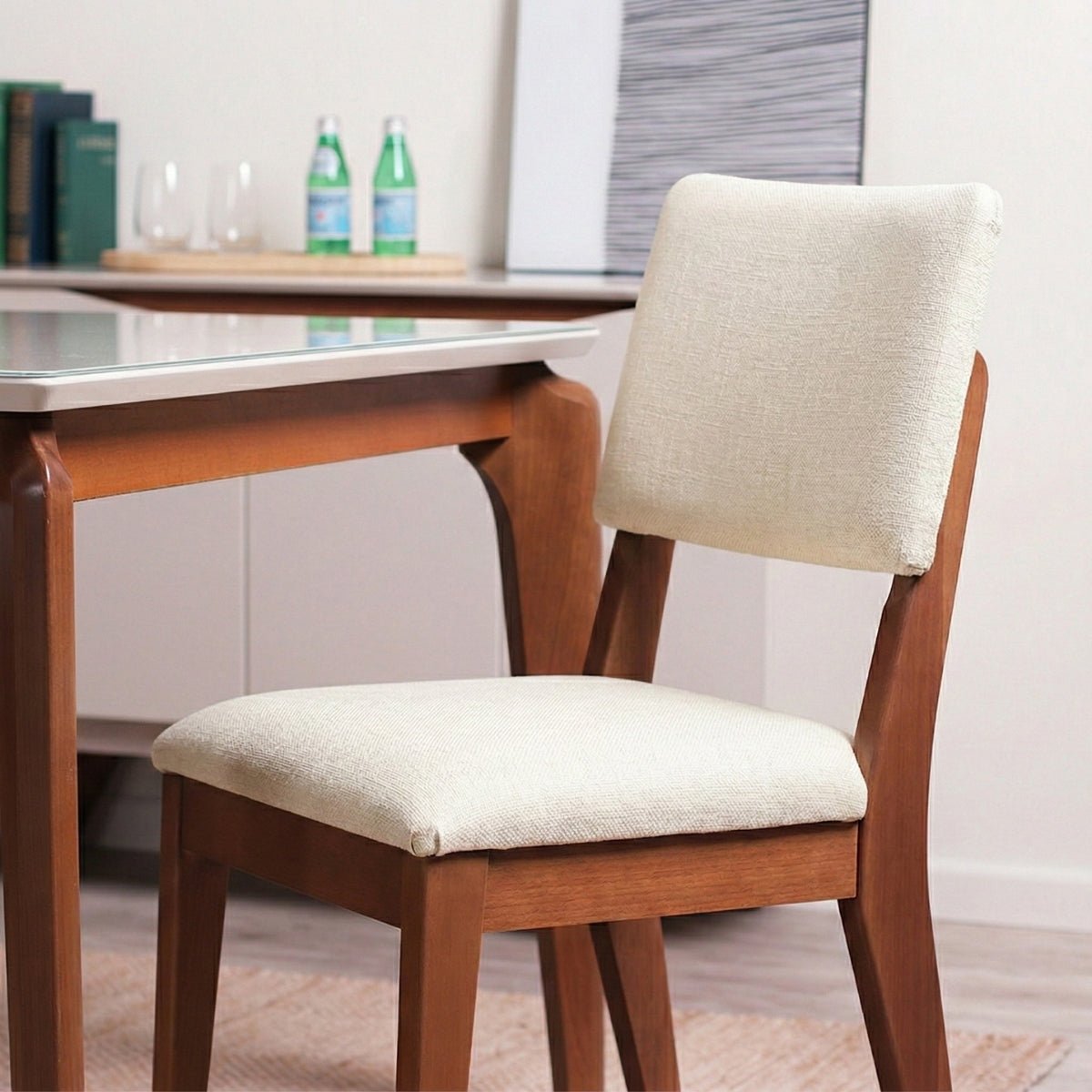 Conjunto de 4 Cadeiras de Madeira Maciça New Ella - Província - 