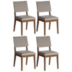 Conjunto de 4 Cadeiras de Madeira Maciça New Ella - Província - 