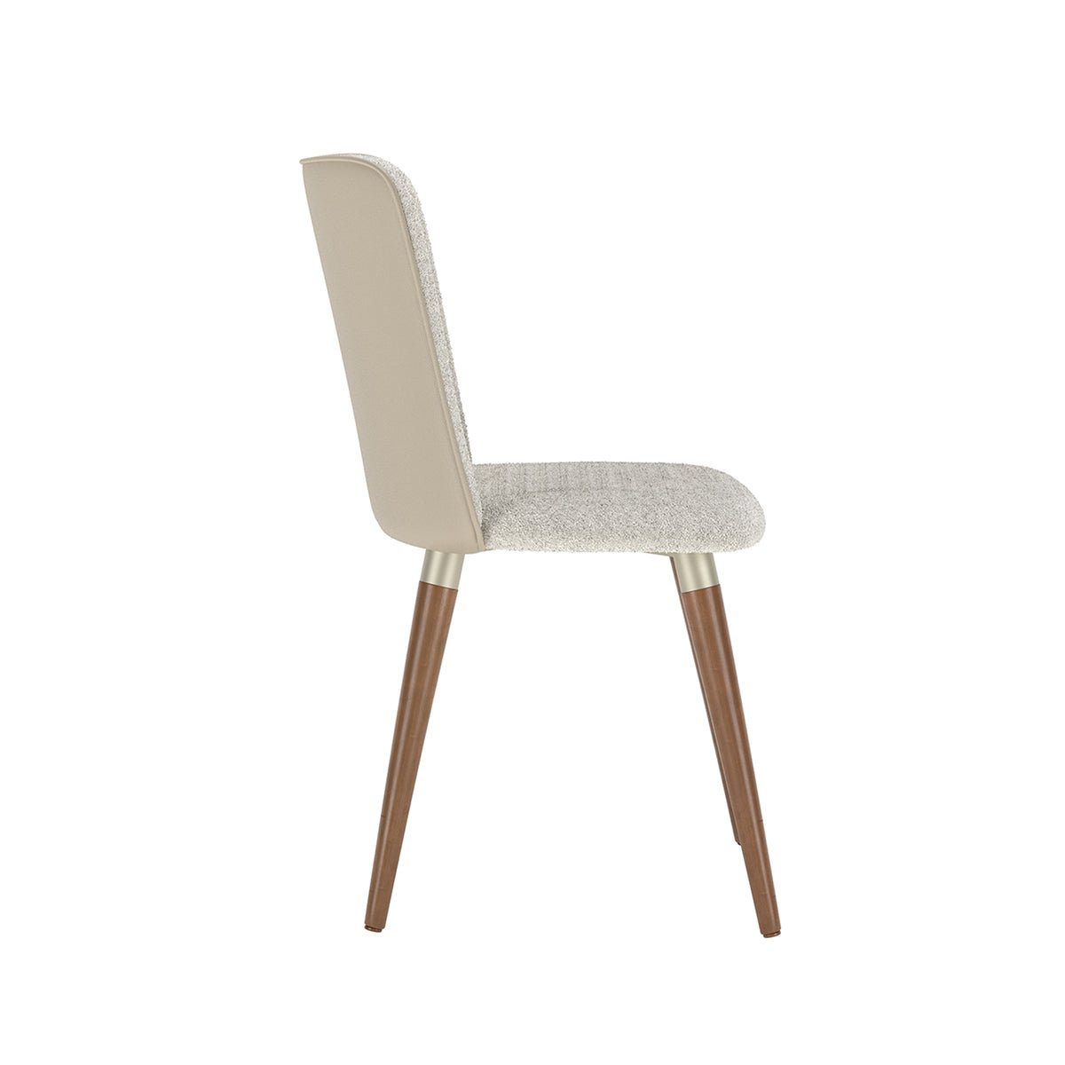 Conjunto de 4 Cadeiras Giratórias de Madeira Maciça Dakota - Província - 