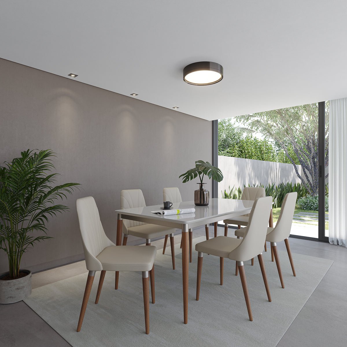 Conjunto de 6 Cadeiras de Madeira Maciça Loren - Província - 