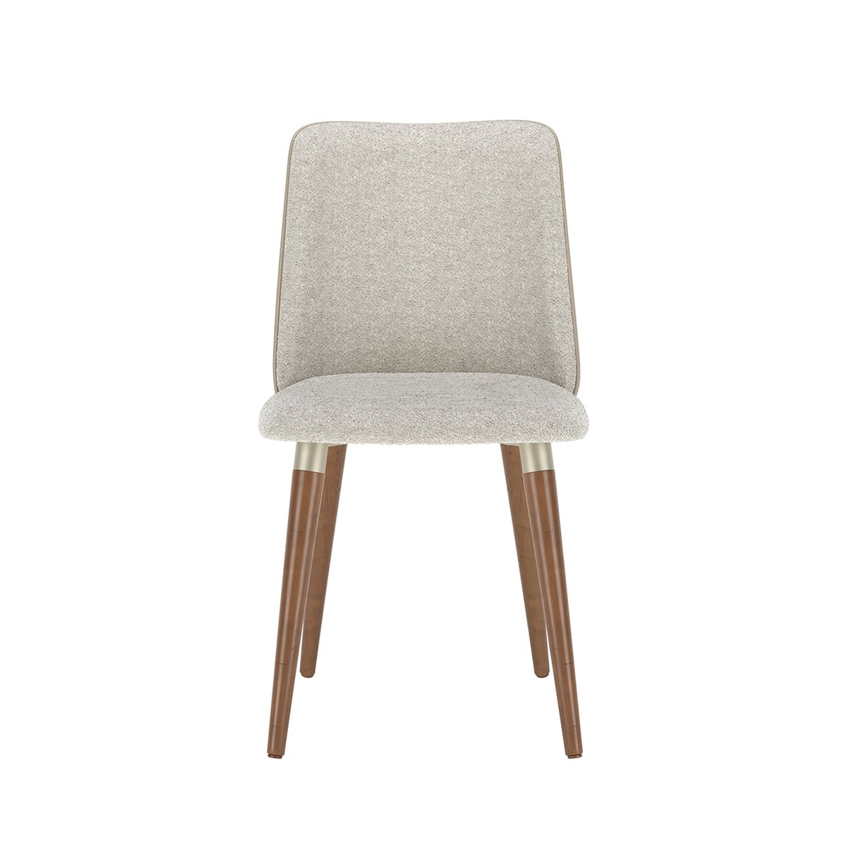 Conjunto de 6 Cadeiras Giratórias de Madeira Maciça Dakota - Província - 