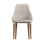 Conjunto de 8 Cadeiras de Madeira Maciça Evelyn - Província - 