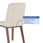 Conjunto de 8 Cadeiras de Madeira Maciça Kalina - Província - 