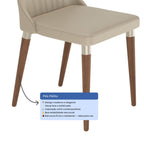 Conjunto de 8 Cadeiras de Madeira Maciça Loren - Província - 