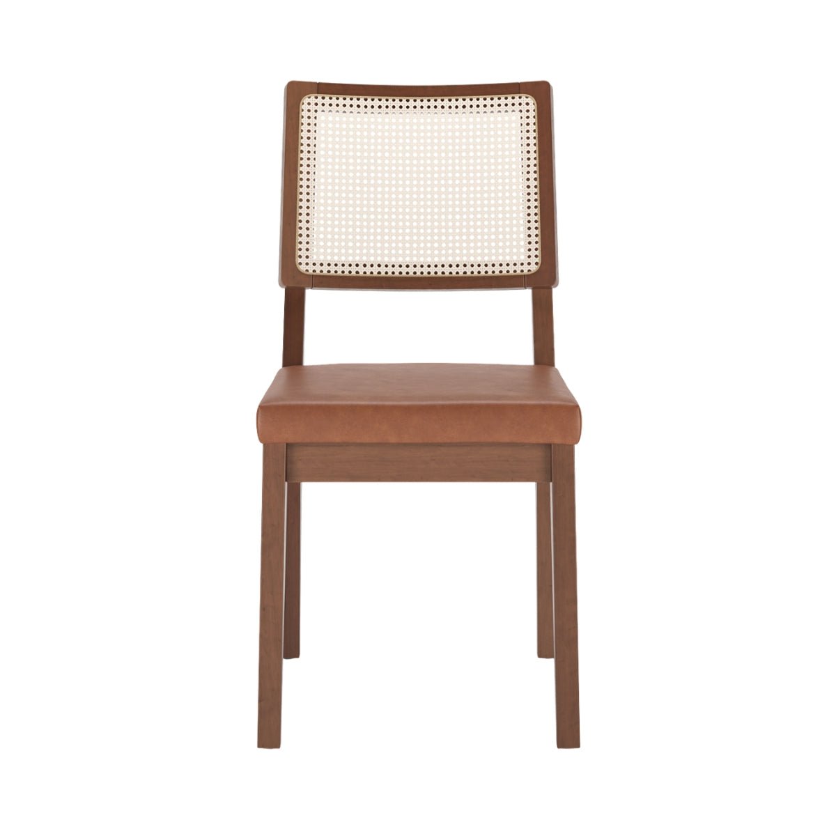 Conjunto de 8 Cadeiras de Madeira Maciça Saga Palhinha - Província - 