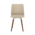 Conjunto de 8 Cadeiras Giratórias de Madeira Maciça Dakota - Província - 