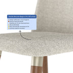 Conjunto de 8 Cadeiras Giratórias de Madeira Maciça Dakota - Província - 