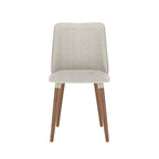 Conjunto de 8 Cadeiras Giratórias de Madeira Maciça Dakota - Província - 