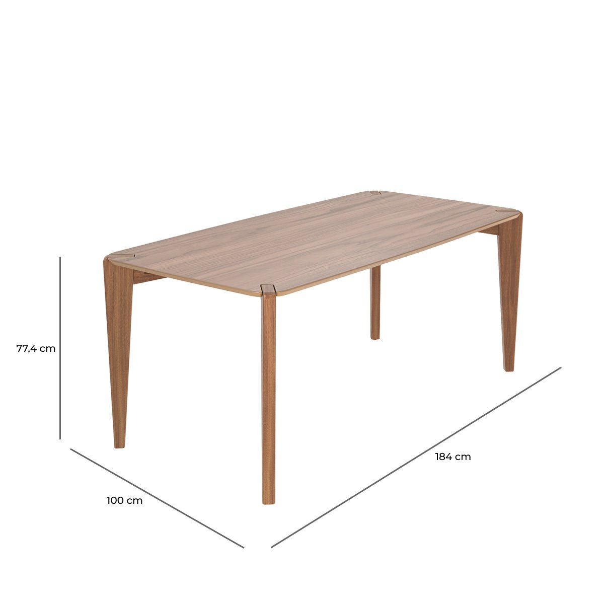 Conjunto de Jantar Mesa Retangular Harmony 6 Cadeiras Saga Canella Linho Off White - Província - 