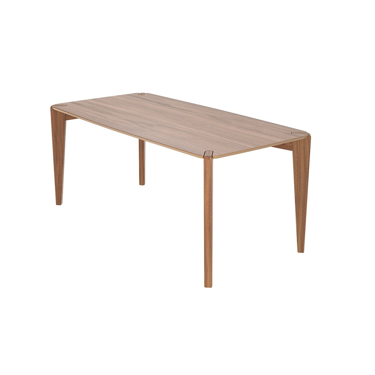 Conjunto de Jantar Mesa Retangular Harmony 6 Cadeiras Saga Canella Linho Off White - Província - 