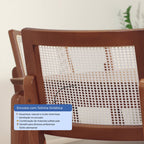 Conjunto de Jantar Mesa Retangular Harmony 8 Cadeiras Saga Canella Linho Off White - Província - 