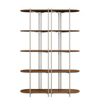 Estante 5 Prateleiras Aço com MDF Enya 135cm