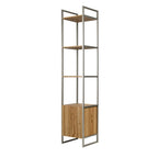 Estante com 1 Porta Voss 40 cm - Freijó c/ Champanhe - Província - Estante