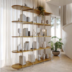 Estante 5 Prateleiras Aço com MDF Enya 180cm