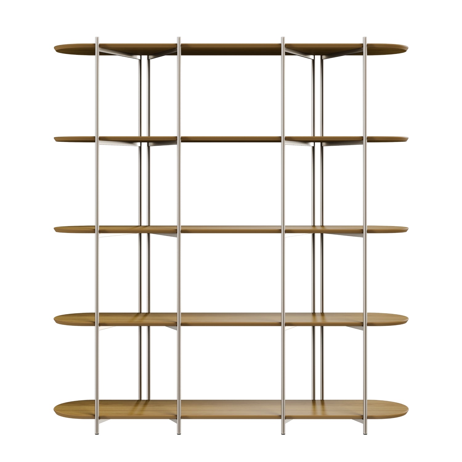 Estante 5 Prateleiras Aço com MDF Enya 180cm