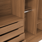 Guarda - Roupa 100% MDF Montclair 2 Portas de Correr - 186 cm - Província - Guarda - roupas