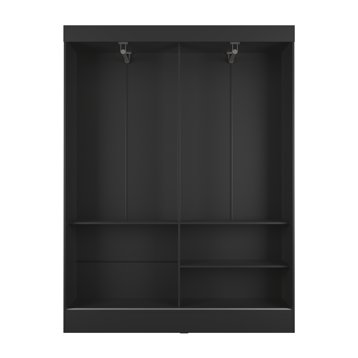 Guarda Roupa Solteiro 2 Portas de Correr Orazio 135cm Carvalho com Off White - Província - Guarda - roupas