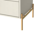Kit 2 Mesas de Cabeceira Jasper com 2 Gavetas 64cm - Província - Mesa de Cabeceira