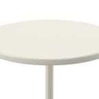 Kit 2 Mesas Laterais Decorativas Orb Off White com Champanhe - Província - Mesas Laterais