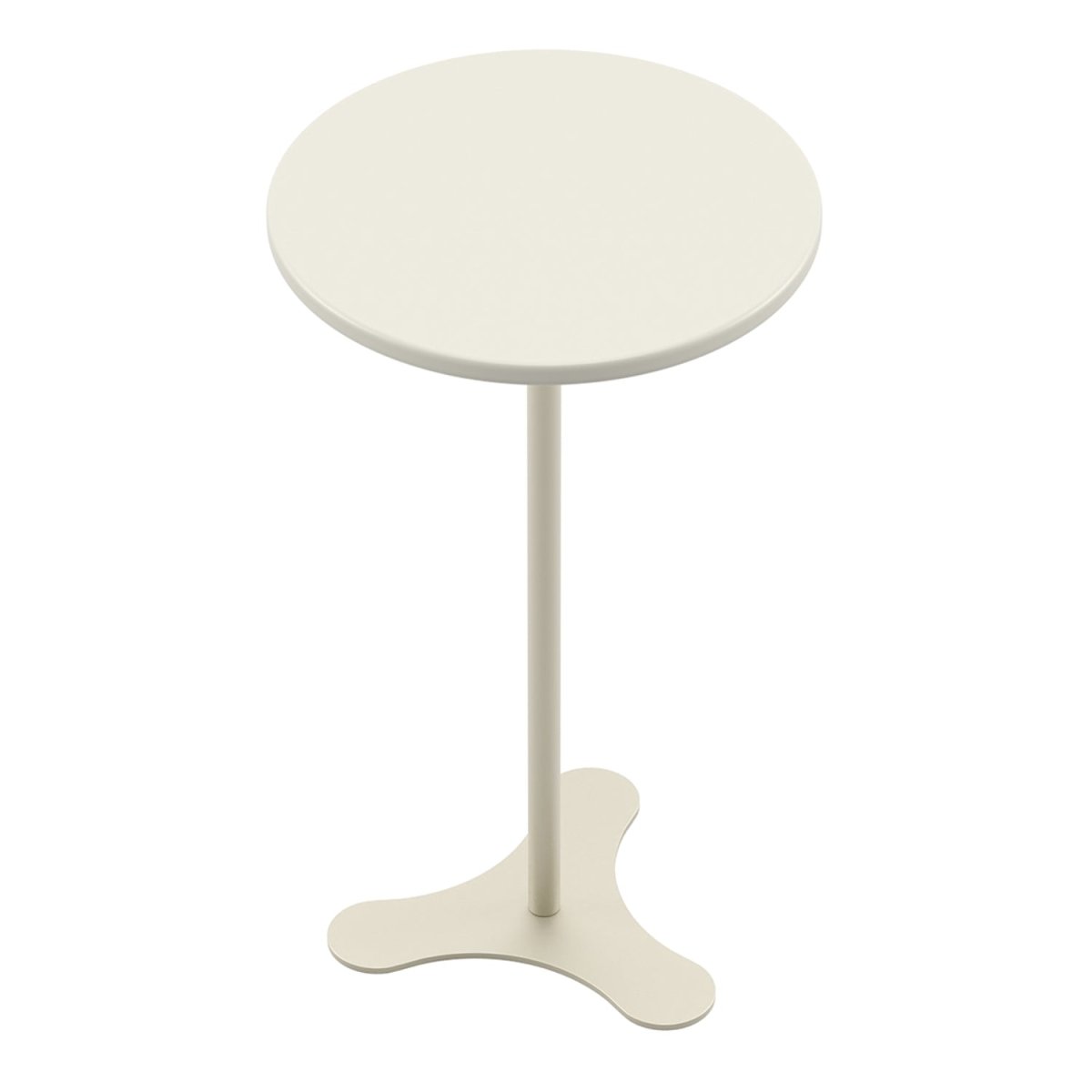 Kit 2 Mesas Laterais Decorativas Orb Off White com Champanhe - Província - Mesas Laterais