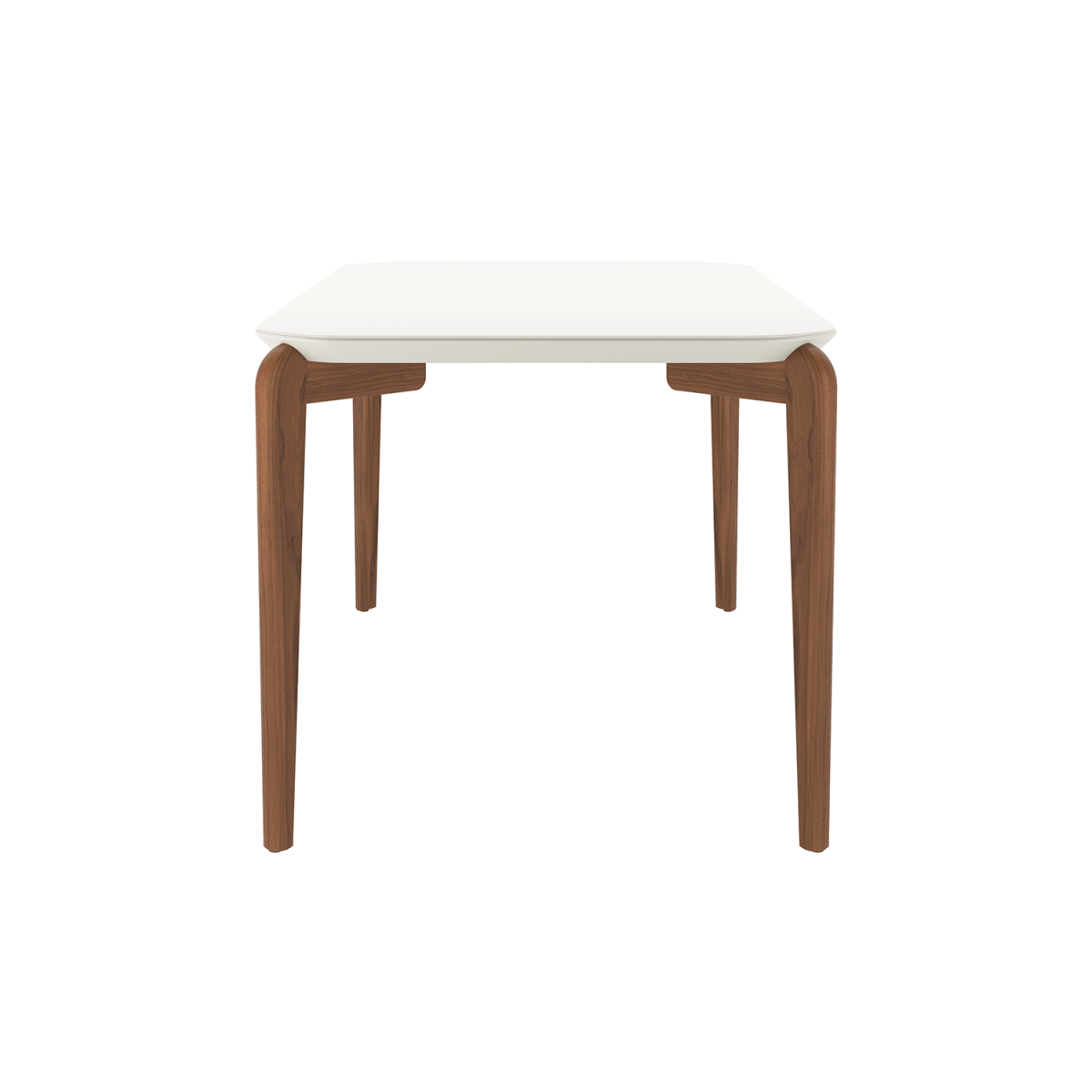 Mesa de Jantar Donatella para 6 lugares com vidro - Retangular 160cm - Província - Mesa de jantar