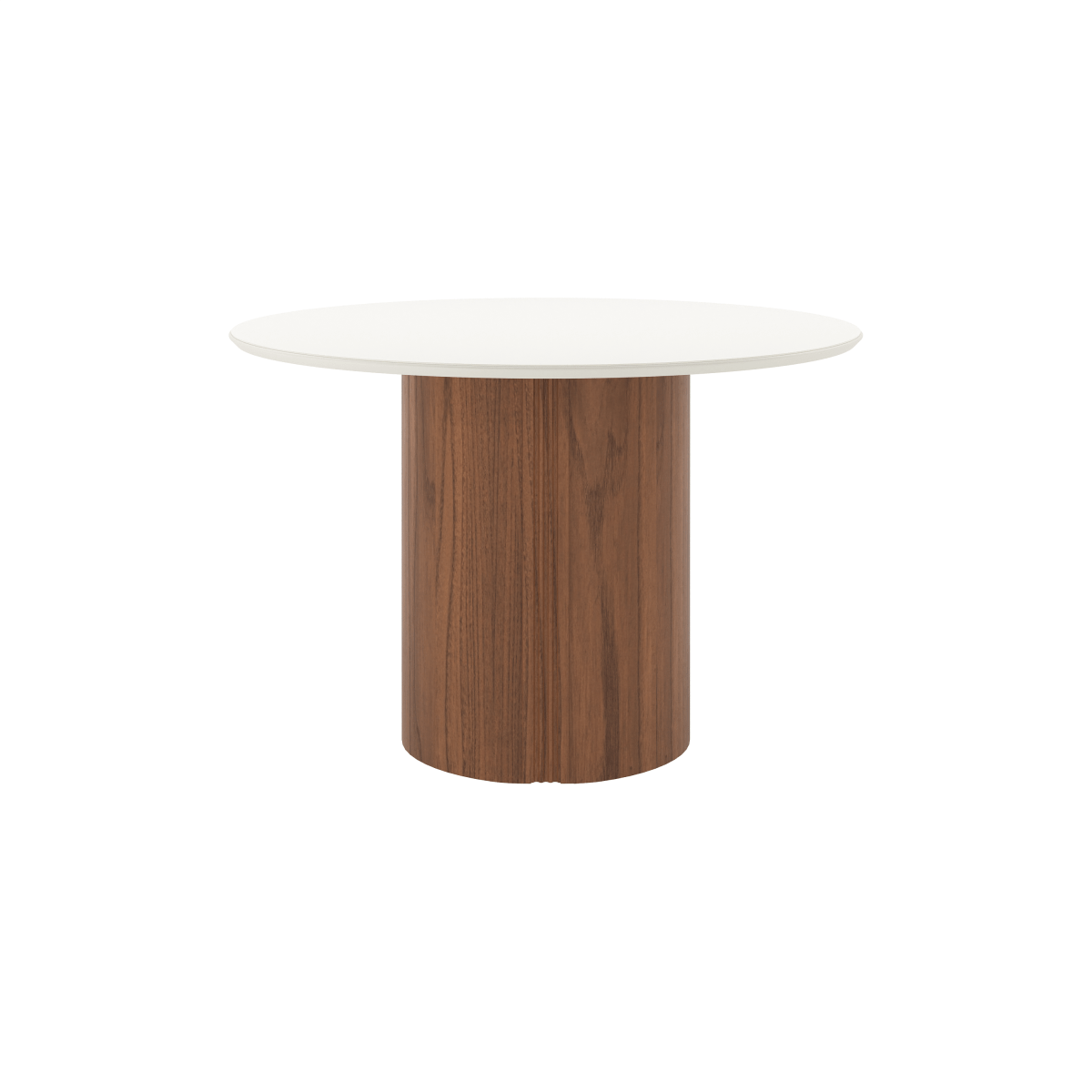 Mesa de Jantar Kalina 115cm Redonda com Vidro - Província - Mesa de jantar