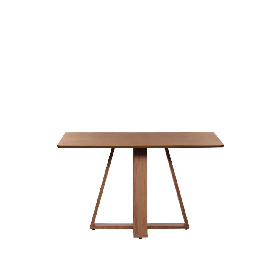 Mesa de Jantar Retangular para 4 Lugares Avena 135cm Canella - Província - Mesa de jantar