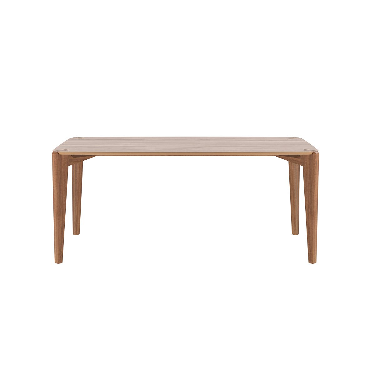 Mesa de Jantar Retangular para 6 Lugares Harmony 184cm Natural com Canella - Província - Mesa de jantar