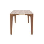 Mesa de Jantar Retangular para 6 Lugares Harmony 184cm Natural com Canella - Província - Mesa de jantar