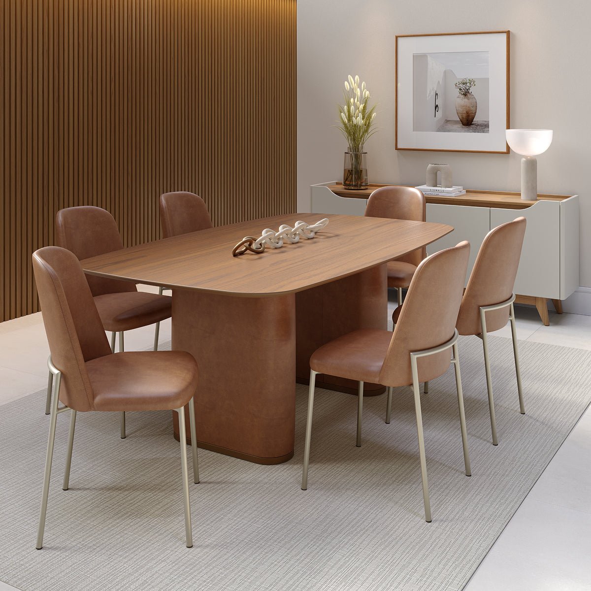 Mesa de Jantar 6 Lugares Lintz 184cm – Província